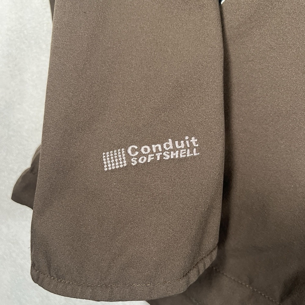 Mountain Hardwear Women Softshell Jacket Conduit Fleece Lined Brown Size Small S - Picture 3 of 12